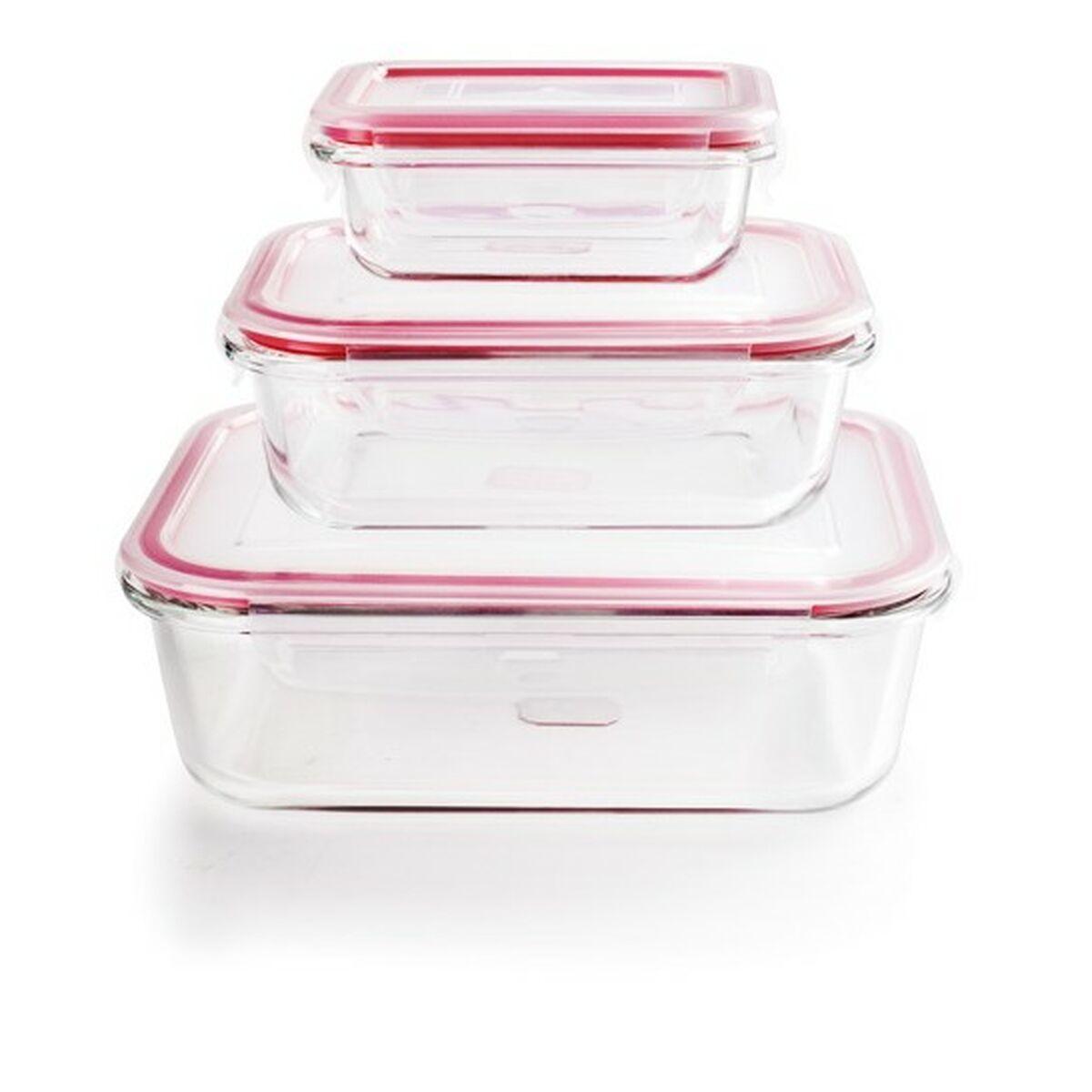 Ensemble de contenants de cuisine hermétiques empilables Ibili 754750