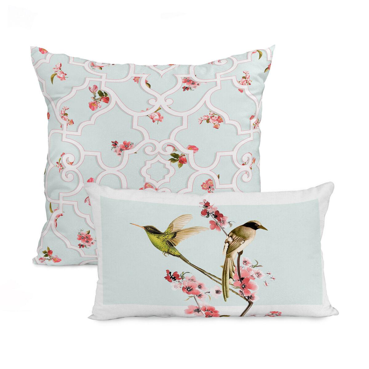 Set de housses de coussin HappyFriday Sakura Multicouleur 2 Pièces
