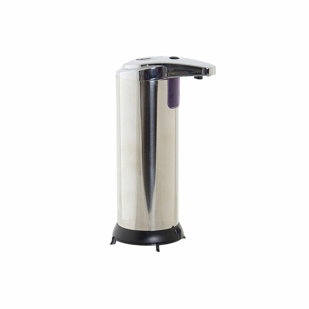 Distributeur automatique de savon avec capteur DKD Home Decor Noir Argenté ABS 250 ml 11,1